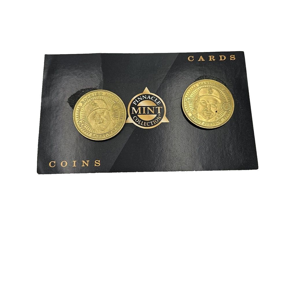 Pinnacle Mint Collection Coins Brass‎ Randy Johnson, Larry Walker 1998 MLB